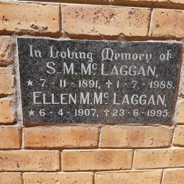 McLAGGAN S.M. 1891-1988 &amp; Ellen M. 1907-1995