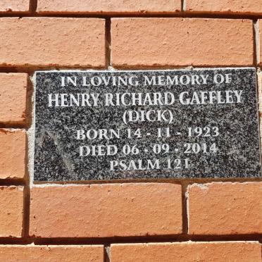 GAFFLEY Henry Richard 1923-2014