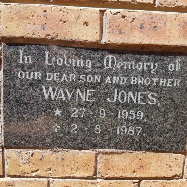 JONES Wayne 1959-1987