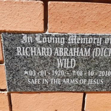 WILD Richard Abraham 1920-2010