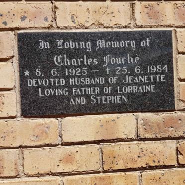 FOUCHE Charles 1925-1984
