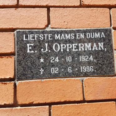 OPPERMAN E.J. 1924-1996