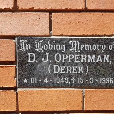 OPPERMAN D.J. 1949-1996