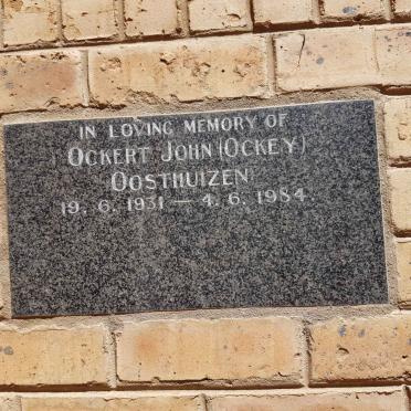 OOSTHUIZEN Ockert John 1931-1984