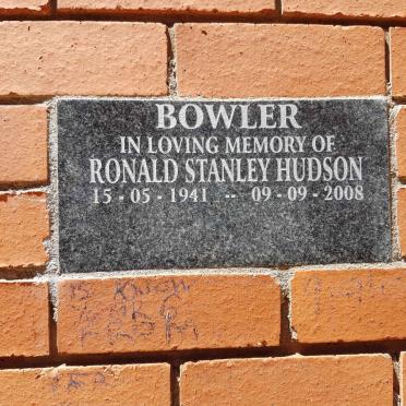 BOWLER Ronald Stanley Hudson 1941-2008