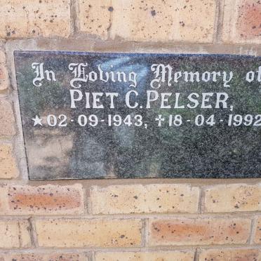 PELSER Piet C. 1943-1992