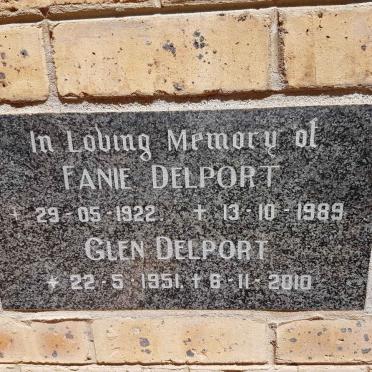 DELPORT Fanie 1922-1989 :: DELPORT Glen 1951-2010