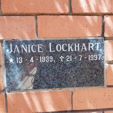 LOCKHART Janice 1939-1997