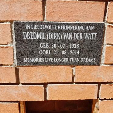 WATT Dredmil, van der 1938-2014
