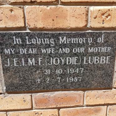 LUBBE J.E.I.M.F. 1947-1987