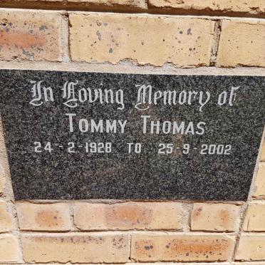 THOMAS Tommy 1928-2002