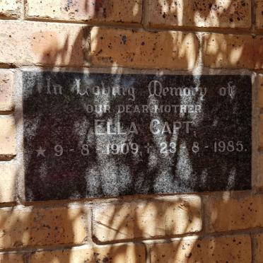 CAPT Ella 1909-1985