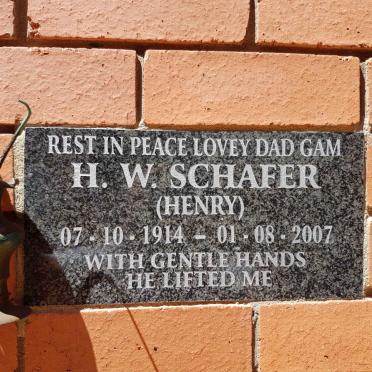 SCHAFER H.W. 1914-2007