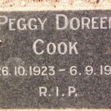 COOK Peggy Doreen 1923-1987