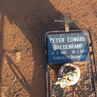 BREDENKAMP Peter Edward 1919-1997