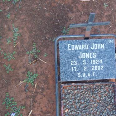 JONES Edward John 1924-2002