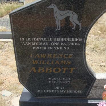 ABBOTT Lawrence Williams 1951-2009