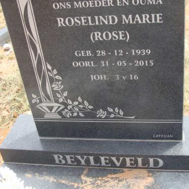 BEYLEVELD Roselind Marie 1939-2015