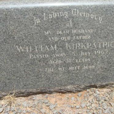 KIRKPATRICK William -1962