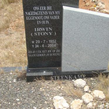 STEENKAMP Irwin 1952-2004