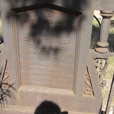 FISCHER Christopher Coenraad -1878