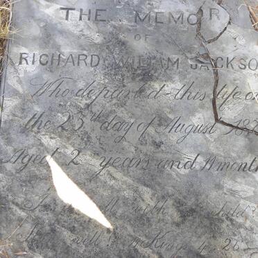 JACKSON Richard Wiliam -1872