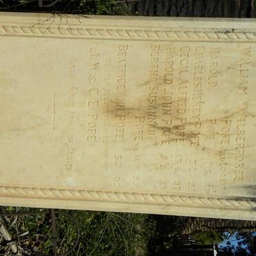 POPE William Wilberforce -1879 :: POPE Harold -1889 :: POPE Charles Henry -1893