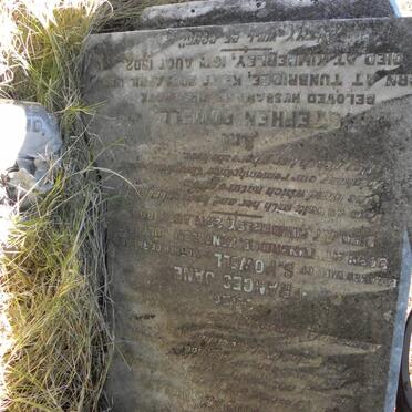 POWELL Frederick James -1889 :: POWELL Frances Jane 1833-1893 :: POWELL George -1888