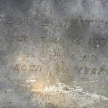 WHITTOCK George -1882