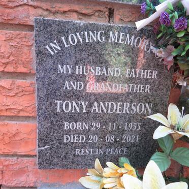 ANDERSON Tony 1955-2021
