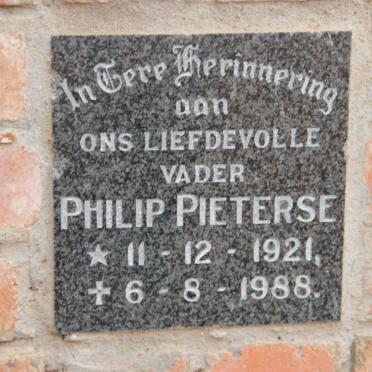 PIETERSE Philip 1921-1988