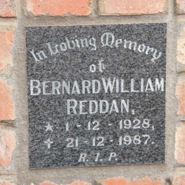 REDDAN Bernard William 1928-1987
