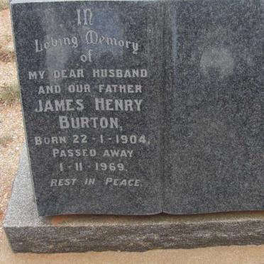 BURTON James Henry 1904-1969