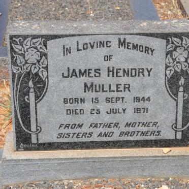 MULLER James Hendry 1944-1971