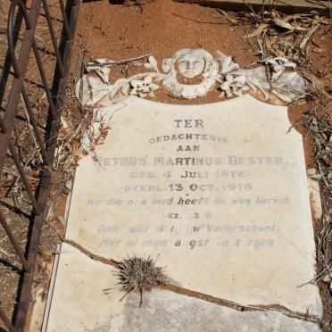 BESTER Petrus Martinus 1874-1918