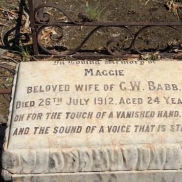 BABB Maggie  -1912