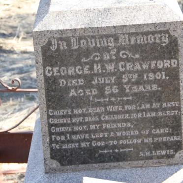 CRAWFORD George H.W.  -1901