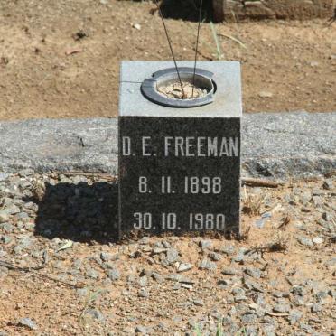 FREEMAN D.E. 1898-1980