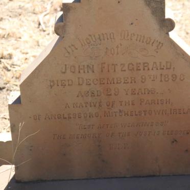 FITZGERALD John  -1898