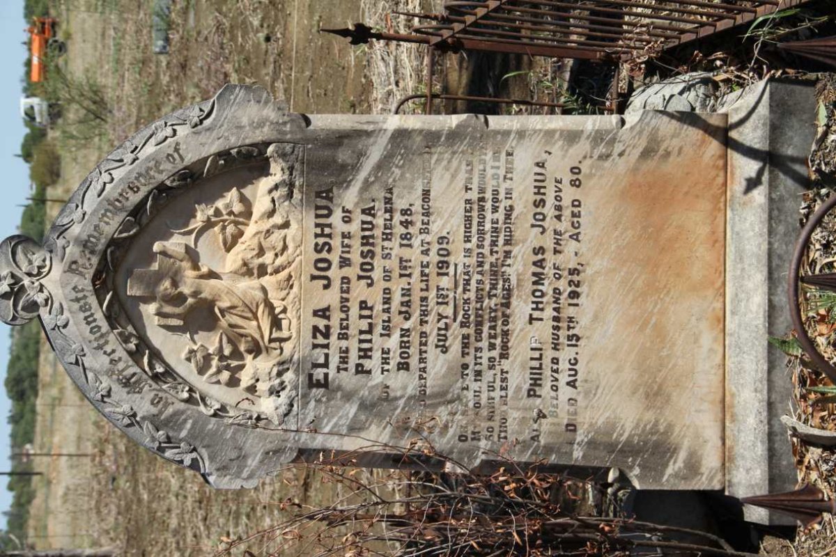 JOSHUA Phillip Thomas -1925 & Eliza 1848-1909
