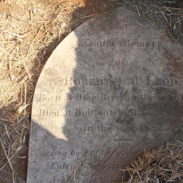 MCLEOD Robert J. 1853-1882