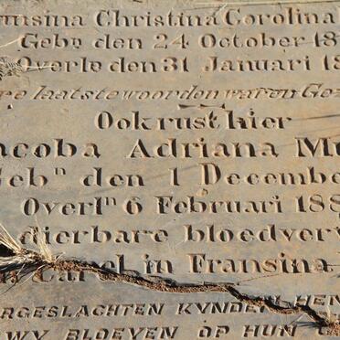 MULLER Franscina Christina nee JACOBS 1847-