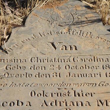 MULLER Franscina Christina nee JACOBS 1847-