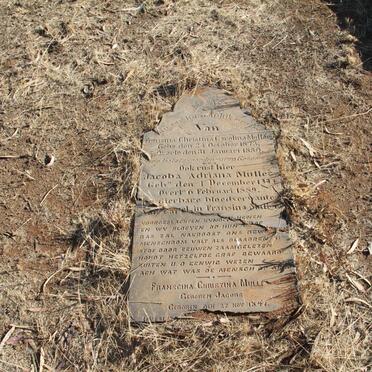 MULLER Franscina Christina nee JACOBS 1847-