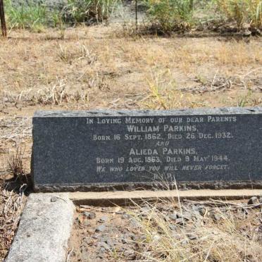 PARKINS William 1862-1932 &amp; Alieda 1863-1944
