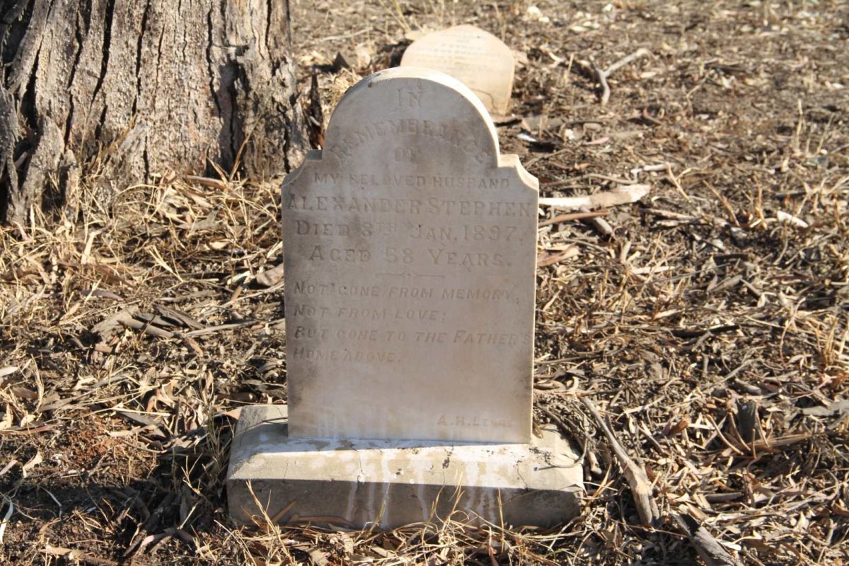 STEPHEN Alexander -1897
