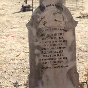 WERNER Adelheid 1824-1918 :: SELZER Rebecca 1846-1925