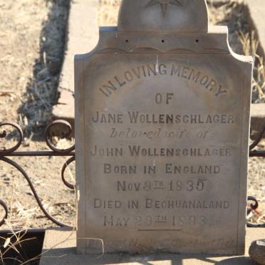 WOLLENSCHLAGER Jane 1935-1893