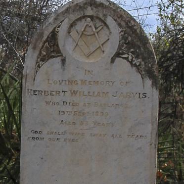 JARVIS Herbert William -1899