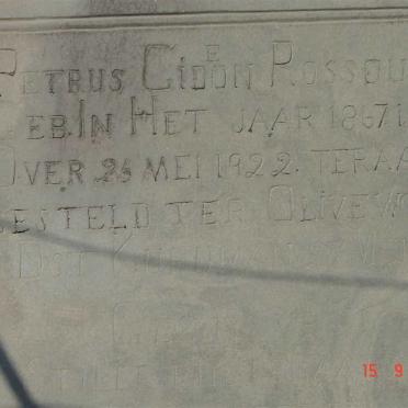 ROSSOUW Petrus Gideon 1867-1922